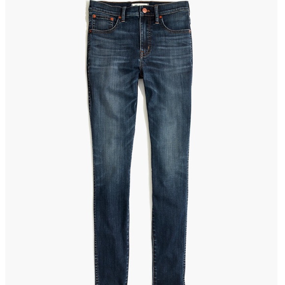 10" High-Rise Skinny Jeans in Danny Wash: TENCEL™ - Picture 4 of 7